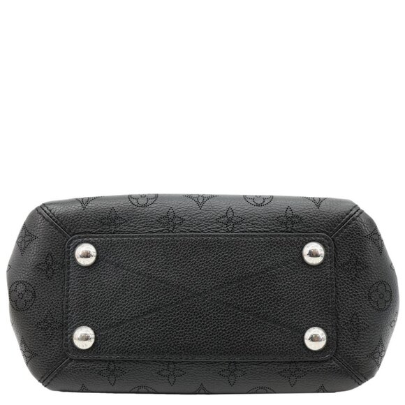 LOUIS VUITTON  Babylone BB Mahina Leather Chain Shoulder Bag Black - Picture 8 of 11